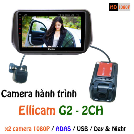 Camera hành trình 2 kênh G2 2CH Ellicam