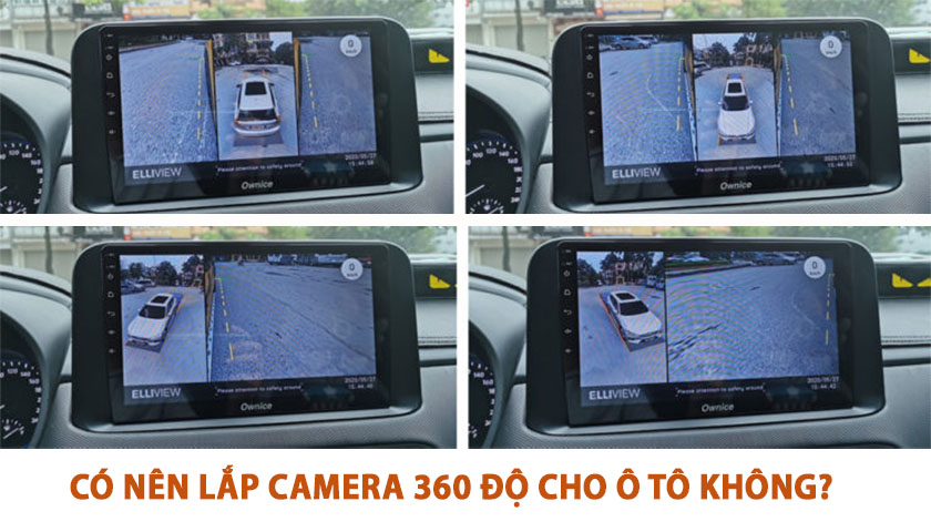 Có nên lắp camera 360 độ cho ô tô không?