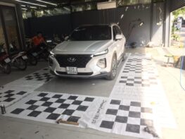 Cận cảnh lắp Camera 360 Elliview V4 cho xe Hyundai Santafe 2019 tại Auto365.vn