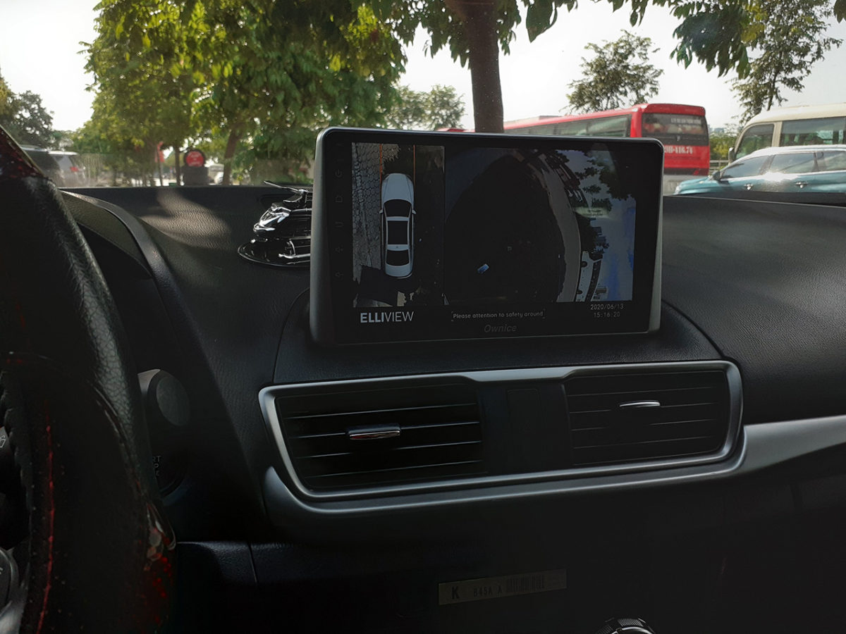 Lắp camera 360 độ Elliview V4 cho Mazda 3 tại Showroom ICAR Hà Nội