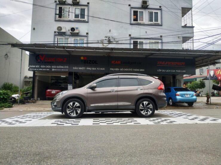 Camera hành trình 360 độ cho xe Honda C-RV 2017 lắp tại lốp Quang Vinh - Thái Nguyên