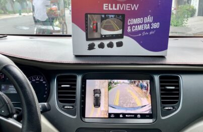 Xe KIA RONDO 2020 lắp camera 360 và màn hình Android Elliview S3 tại Duy Tân Auto