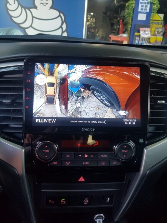 Trải nghiệm màn hình Ownice cao cấp xe Xe Mitsubishi Triton 2020 xem bánh trái (cam360)