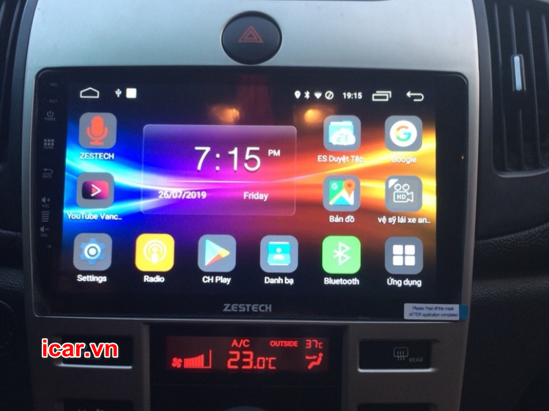 màn hình ô tô android
