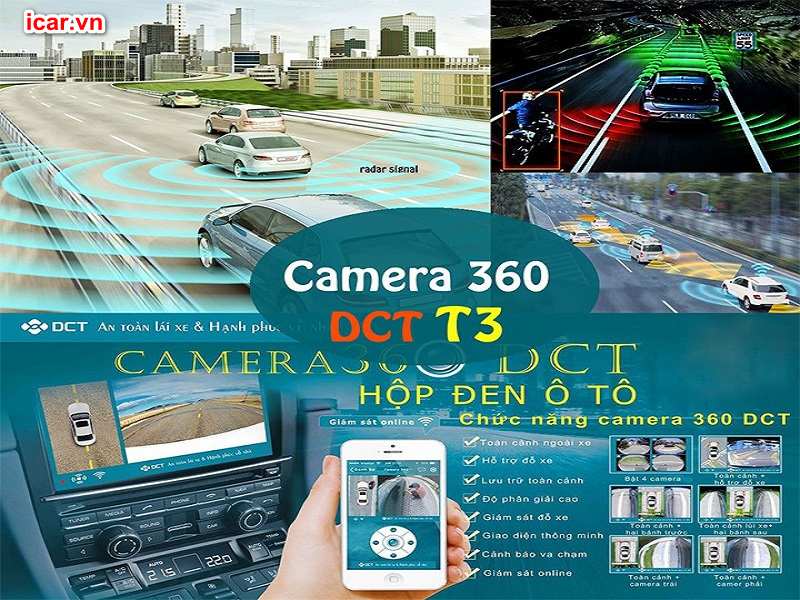 Hệ thống camera 360 DCT phiên bản T3