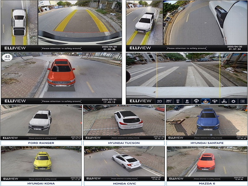 Các sản phẩm camera toàn cảnh 360 ô tô từ ICAR phù hợp với hầu hết các dòng xe hơi