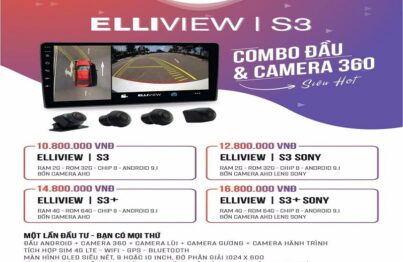 Camera 360 ô tô cho Accent - Elliview V4 phiên bản S