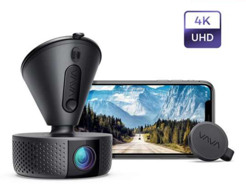 Camera Hành Trình VAVA 4K UHD Dash Cam cho hình ảnh độ phân giải cao