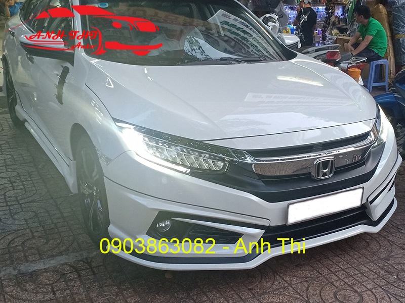 Body kit xe Honda Civic chính hãng Thái tại nội thất ô tô Anh Thi