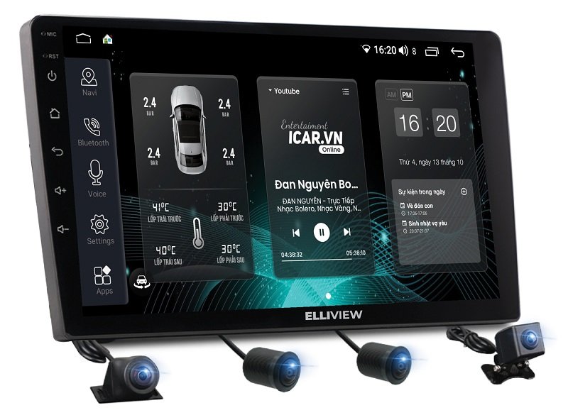 Lý do chọn mua màn hình Android Elliview S4 dành cho xe hơi của ICAR