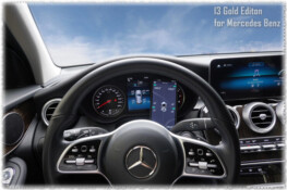 Cảm biến áp suất lốp zin xe Mercedes hiển thị màn ODO của ICAR Việt Nam