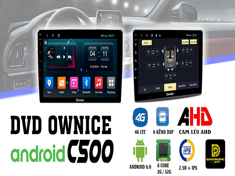 Màn hình DVD Android Ownice C500 cho xe Kia Morning