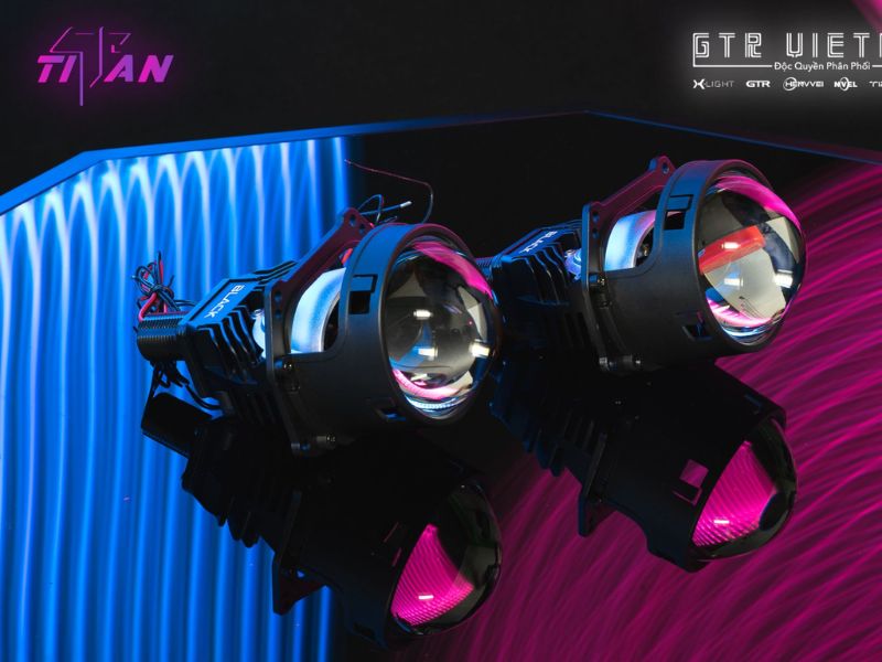 Đèn bi LED Titan Black với chuẩn công nghệ Đức