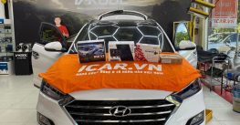 Lắp màn DVD Elliview S4 xe Hyundai Tucson 2021 tại Hà Nam