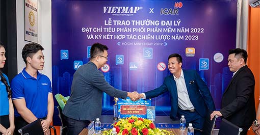ICAR Việt Nam ký hợp tác chiến lược với Vietmap
