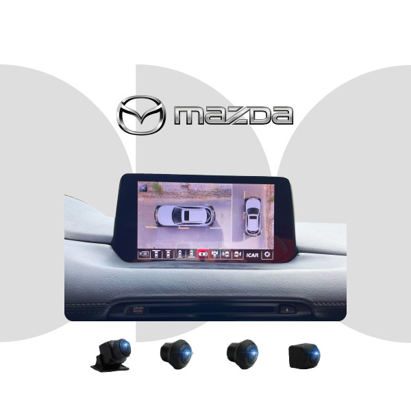 Camera 360 ICAR Elliview M12 tích hợp TPMS cho Mazda CX5 và CX8