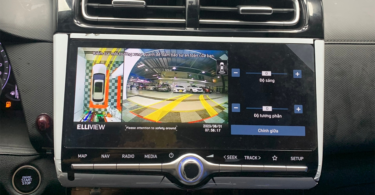 Nâng cấp camera 360 độ cho xe Hyundai  Creta 2022