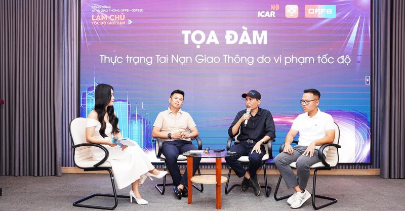 Amin cộng đồng OF.FB anh Nguyễn Quốc Bình đã có mặt tại tọa đàm và chia sẻ về kinh nghiệm lái xe