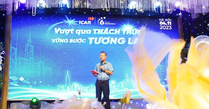 Tổng giám đốc ICAR - anh Trần Quốc Thắng đã có những chia sẻ xúc động về hành trình 6 năm của ICAR