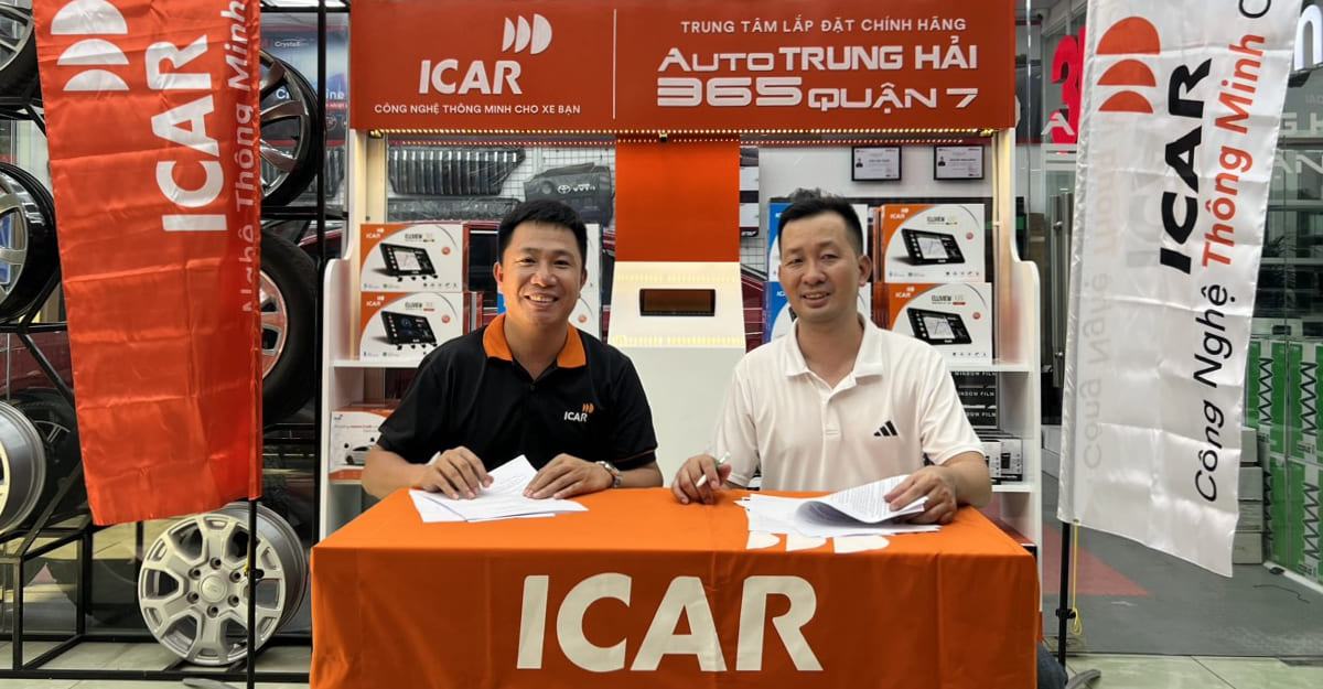[Đại lý Vàng 2024] ICAR ký kết hợp tác toàn diện với Auto Trung Hải 365 Quận 7