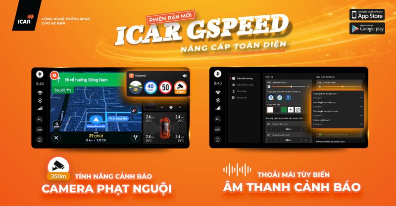 ICAR GSpeed đã có mặt tại trên hai nền tảng lớn là Android và IOS